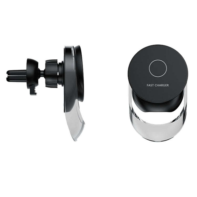F9189 15W MagSafe Magnetic Car Lighting Wireless Charger(Black)