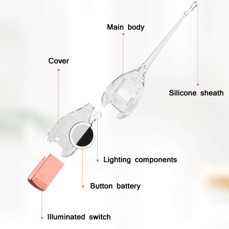 Visual Luminous Ear Scoop For Children(Pink)