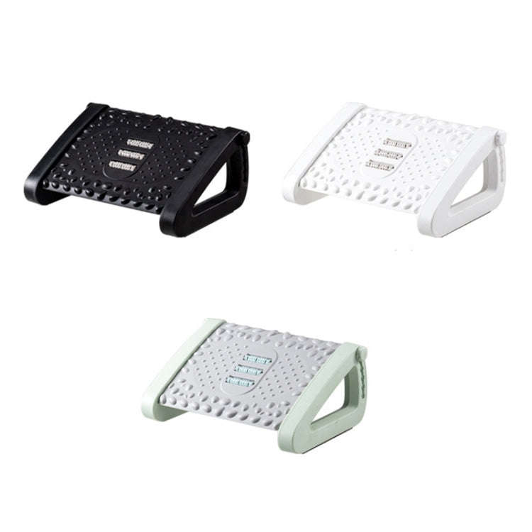 Office Computer Set Up Foot Stool Foot Massage Pedal(Black)