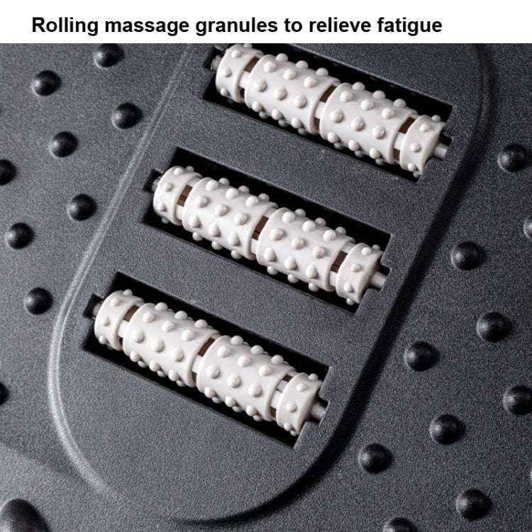 Office Computer Set Up Foot Stool Foot Massage Pedal(Black)