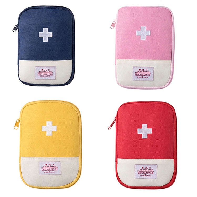 Travel Home Portable Medical Bag, Color: Red Large