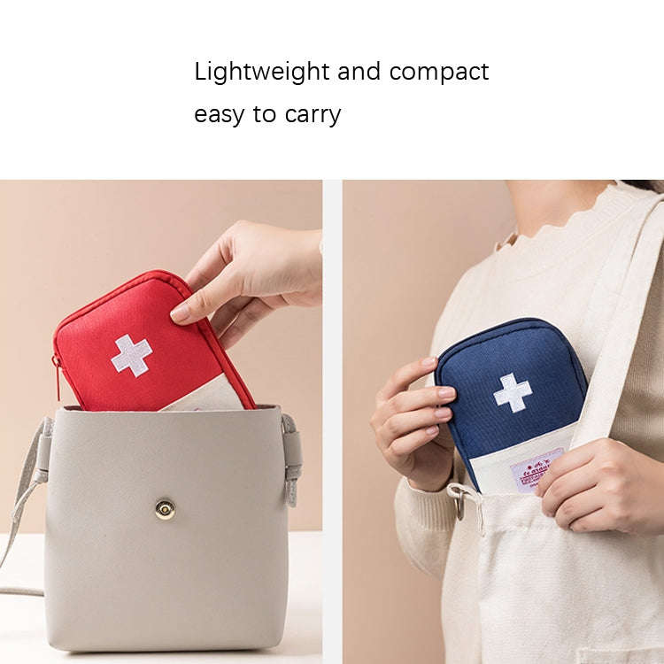 Travel Home Portable Medical Bag, Color: Red Large