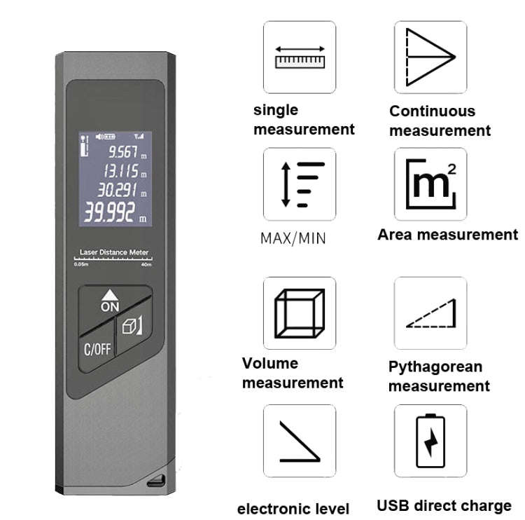 M3 Digital Display Laser Rangefinder Infrared Level