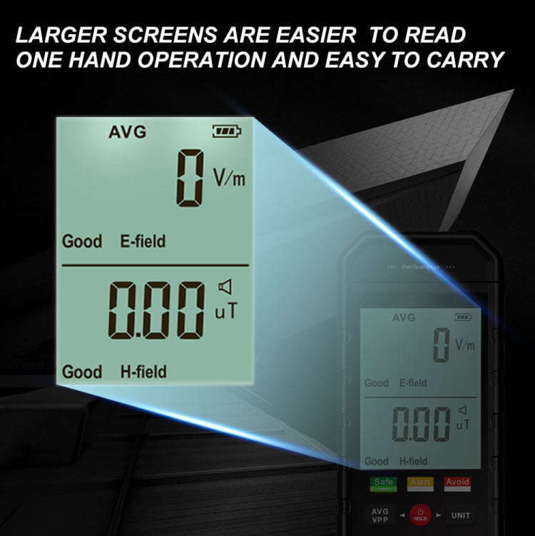 ET925 Large Screen Digital Display Electromagnetic Radiation Detector