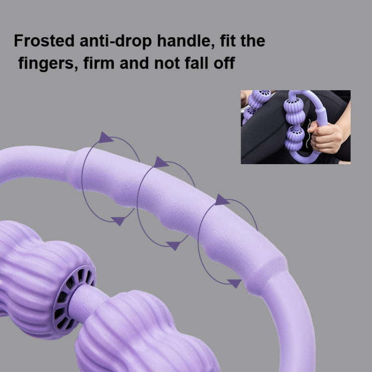 Ring-shaped Stovepipe Foam Roller Massage Roller(Random Color Deliver)