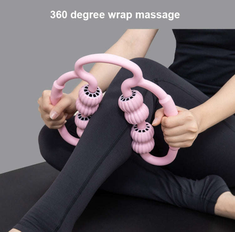Ring-shaped Stovepipe Foam Roller Massage Roller(Random Color Deliver)