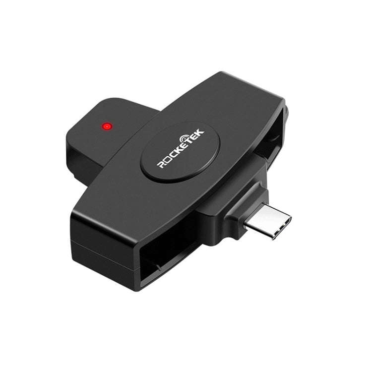 Rocketek CSCR3 Smart CAC Card Reader Type-c Bank Tax Declaration SIM Card/IC Card ID Card Reader(...