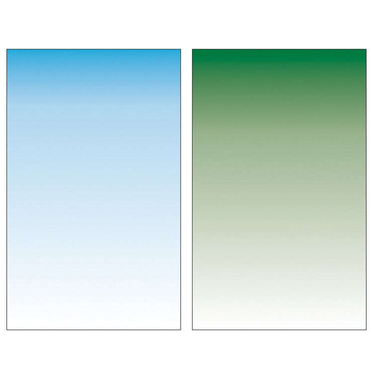 54 x 83cm Gradient Morandi Double-sided Film Photo Props Background Paper(Blue /Green)