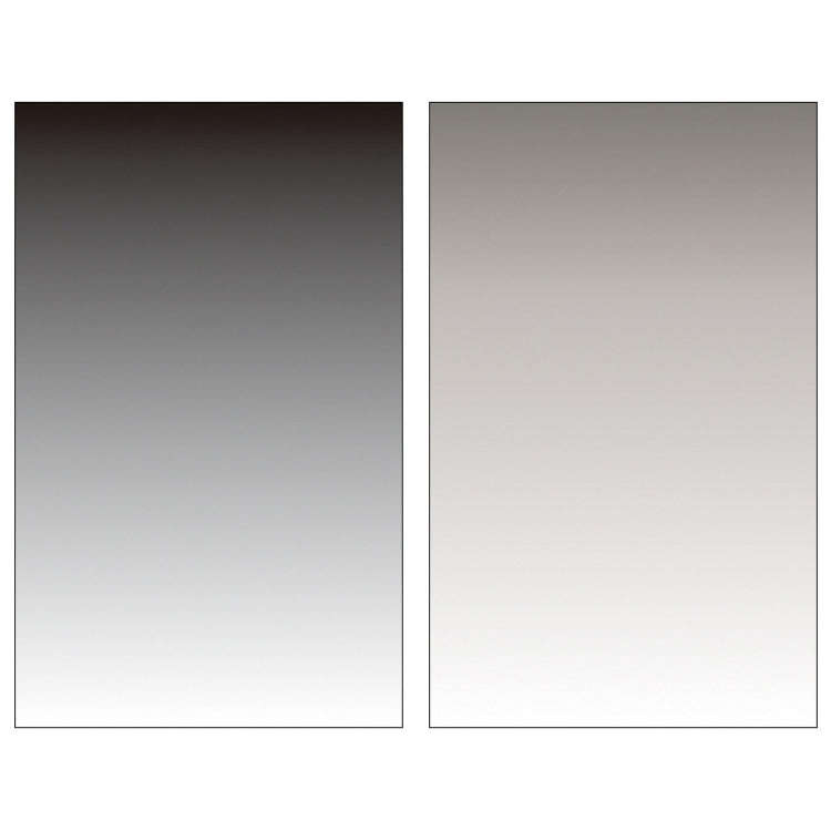 54 x 83cm Gradient Morandi Double-sided Film Photo Props Background Paper(Deep Gray / Light Gray)