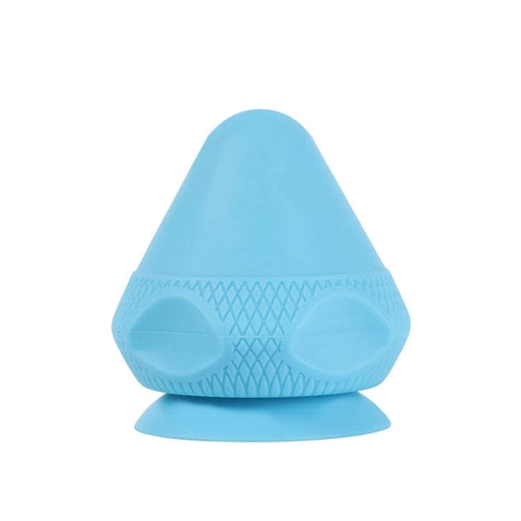 Suction Cup Type Silicone Muscle Membrane Muscle Massage Ball(Blue)