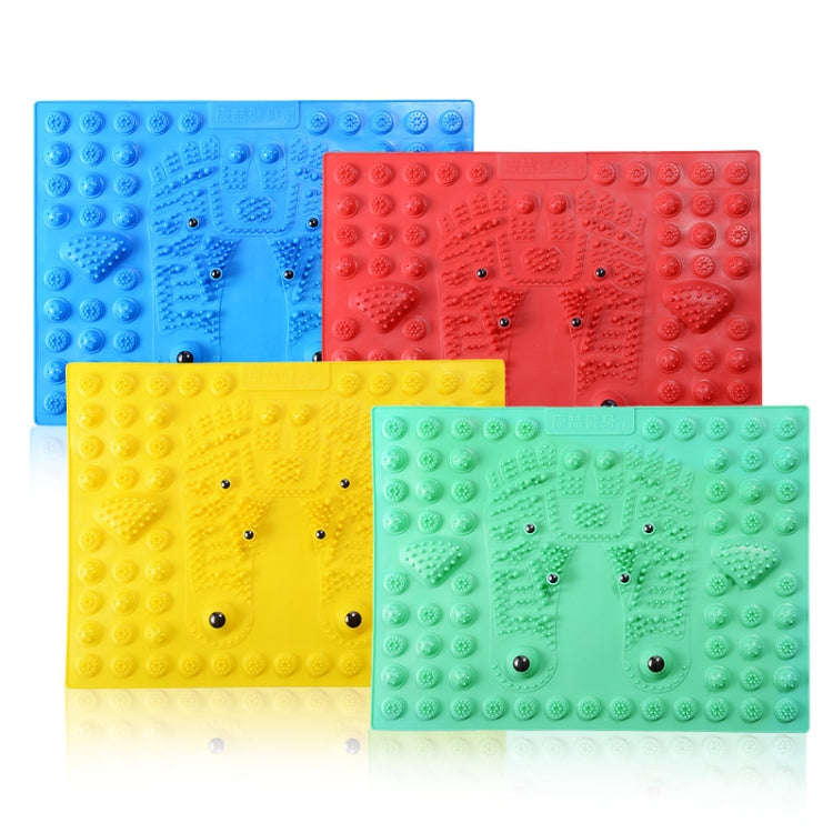 Fitness Toe Pressing Board Foot Magnetic Therapy Massage Pad(Red)