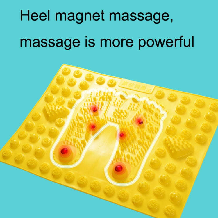 Fitness Toe Pressing Board Foot Magnetic Therapy Massage Pad(Red)