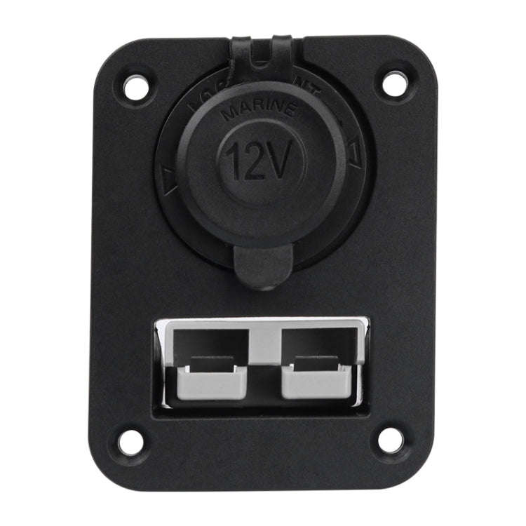 Large Current Plug With 12V Cigarette Lighter Panel Combination