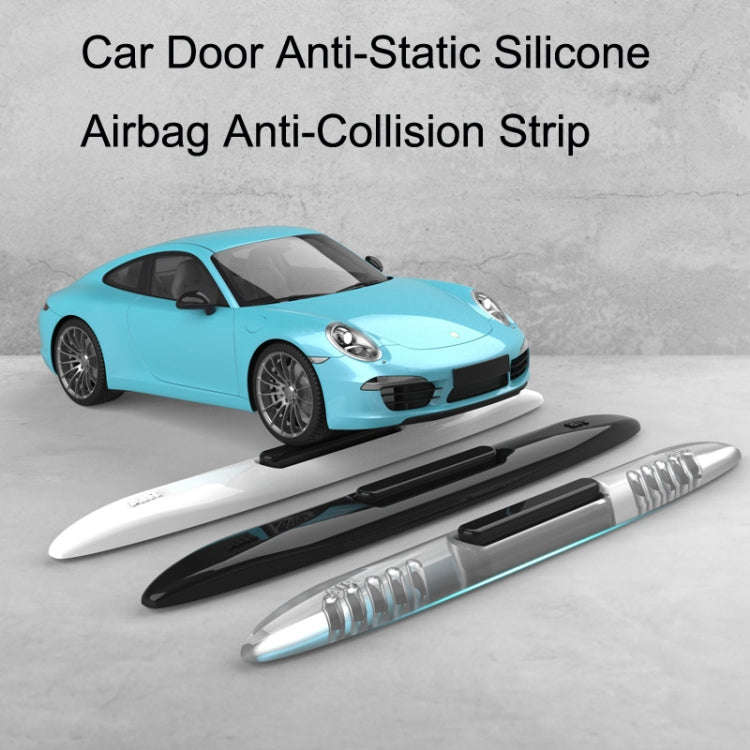 4 PCS Car Door Anti-Static Silicone Airbag Anti-Collision Strip, Colour: White