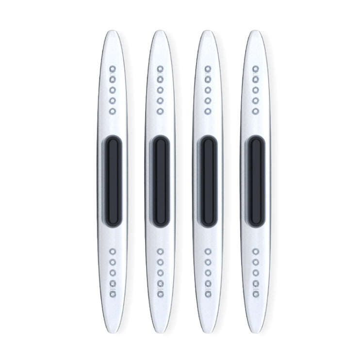 4 PCS Car Door Anti-Static Silicone Airbag Anti-Collision Strip, Colour: White