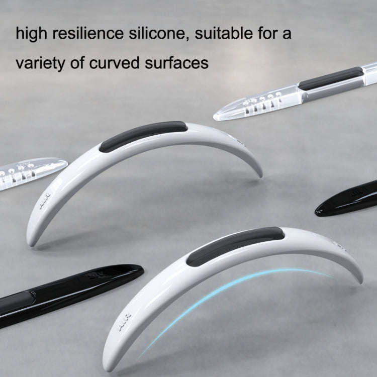 4 PCS Car Door Anti-Static Silicone Airbag Anti-Collision Strip, Colour: White