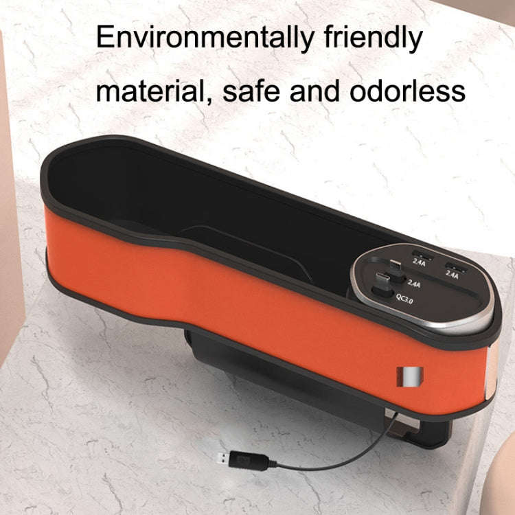 Multifunctional Car Seat Slot Storage Box, Style: Storage Type