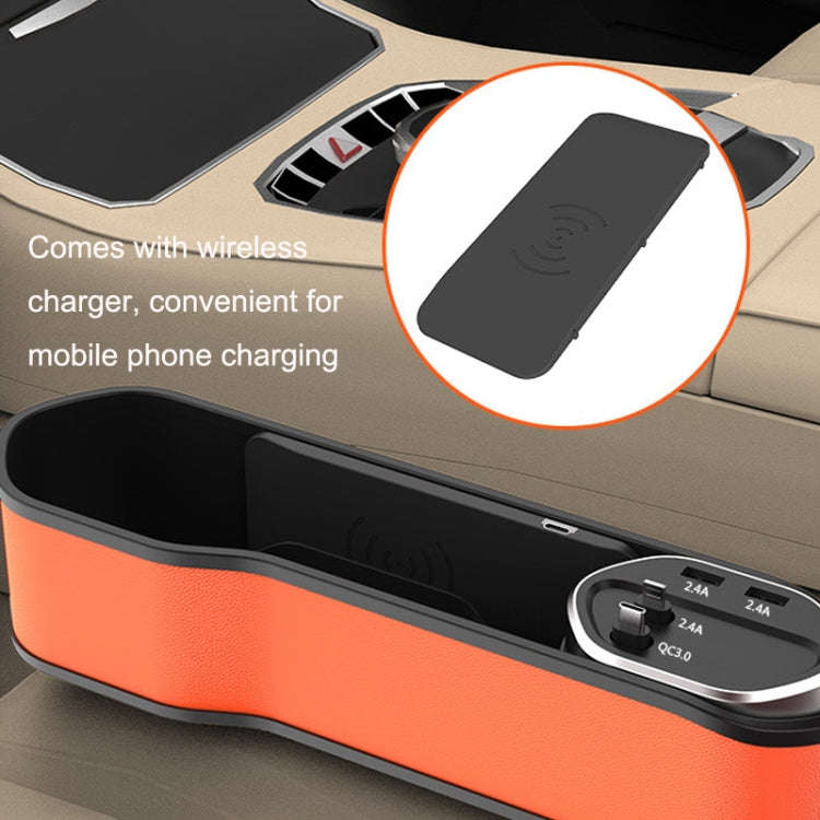 Multifunctional Car Seat Slot Storage Box, Style: Storage Type
