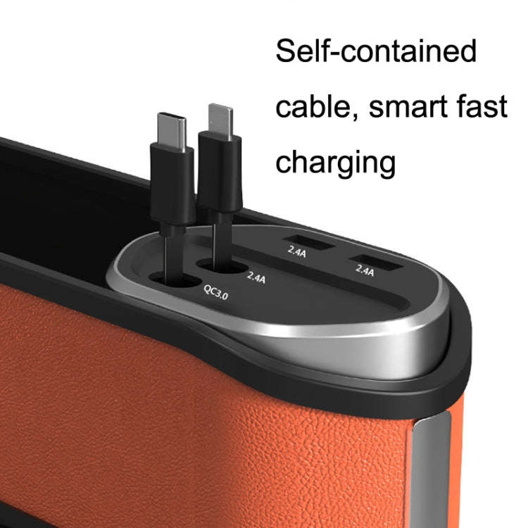 Multifunctional Car Seat Slot Storage Box, Style: Storage Type