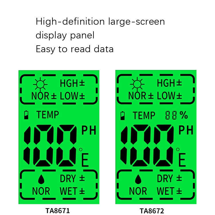 TASI Soil Test Instrument PH Test Pen Home PH Test Instrument, Specification: TA8671