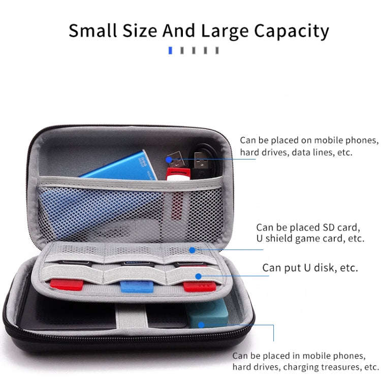 GHKJOK GH1805 EVA Mobile Hard Disk Anti-pressure Hard Shell Bag(Red)