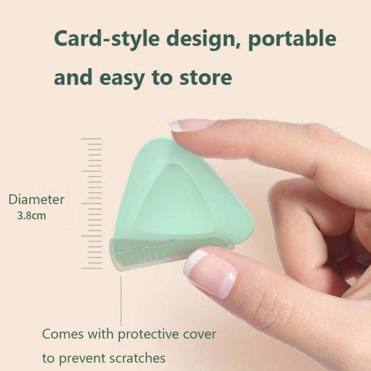 2 PCS/Box Small Triangular Eyebrow Trimmer(Purple + Green)