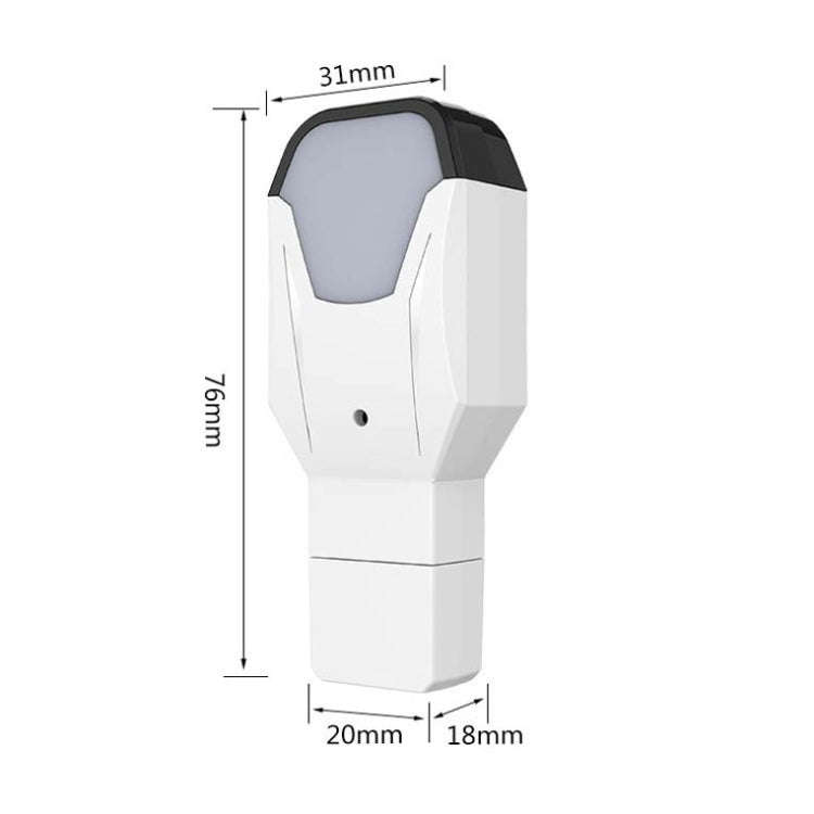2 PCS IR18 Multifunctional Infrared WiFi Intelligent Voice Remote Control With Night Light Functi...