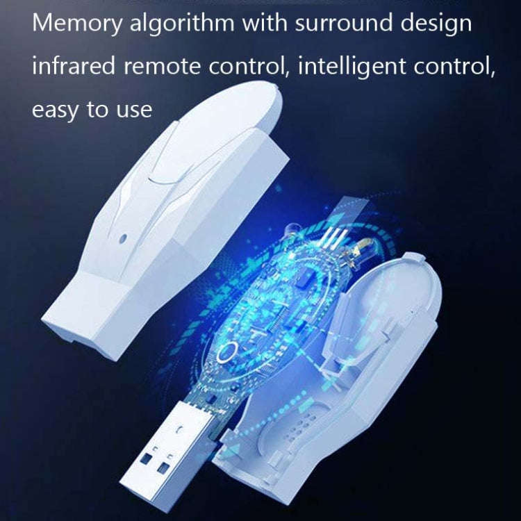 2 PCS IR18 Multifunctional Infrared WiFi Intelligent Voice Remote Control With Night Light Functi...