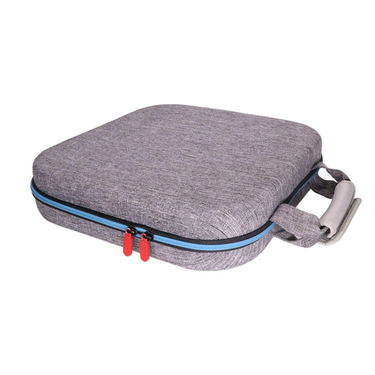 GH1865 EVA Hard Shell Fitness Ring Game Console Storage Bag For Nintendo Switch(Gray)