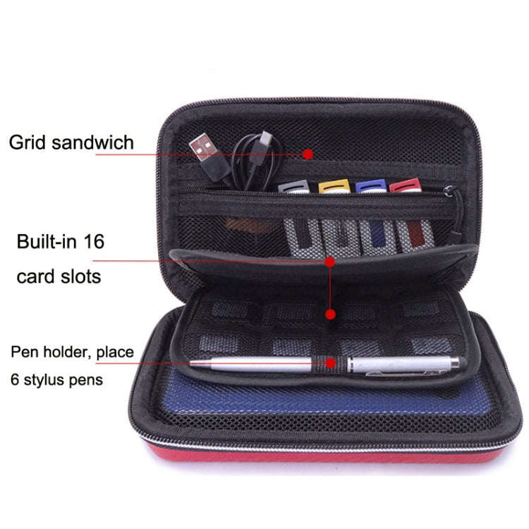 GHKJOK GH1818 EVA Protective Game Console Bag For Nintendo 3DS XL(Black)