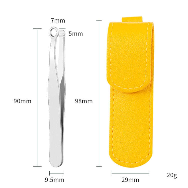 2 PCS Stainless Steel Nose Hair Clip Round Ring Nose Hair Trimmer, Specification: Nose Hair Clip+...