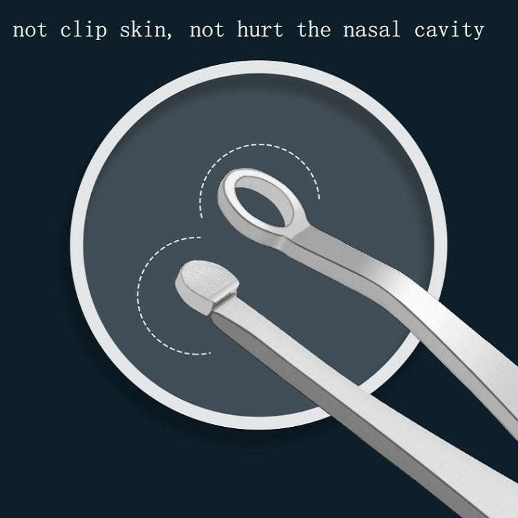 2 PCS Stainless Steel Nose Hair Clip Round Ring Nose Hair Trimmer, Specification: Nose Hair Clip+...
