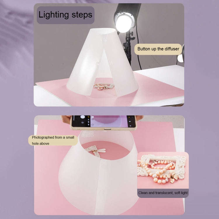Jewelry Photography Spotlight Photography Props Studio Tapered Diffusion Board, Size: Medium