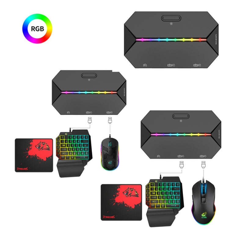 ZIYOU LANG G6L Gamepad To Keyboard Mouse Converter For Nintendo Switch / Xbox / PS4,Specification...