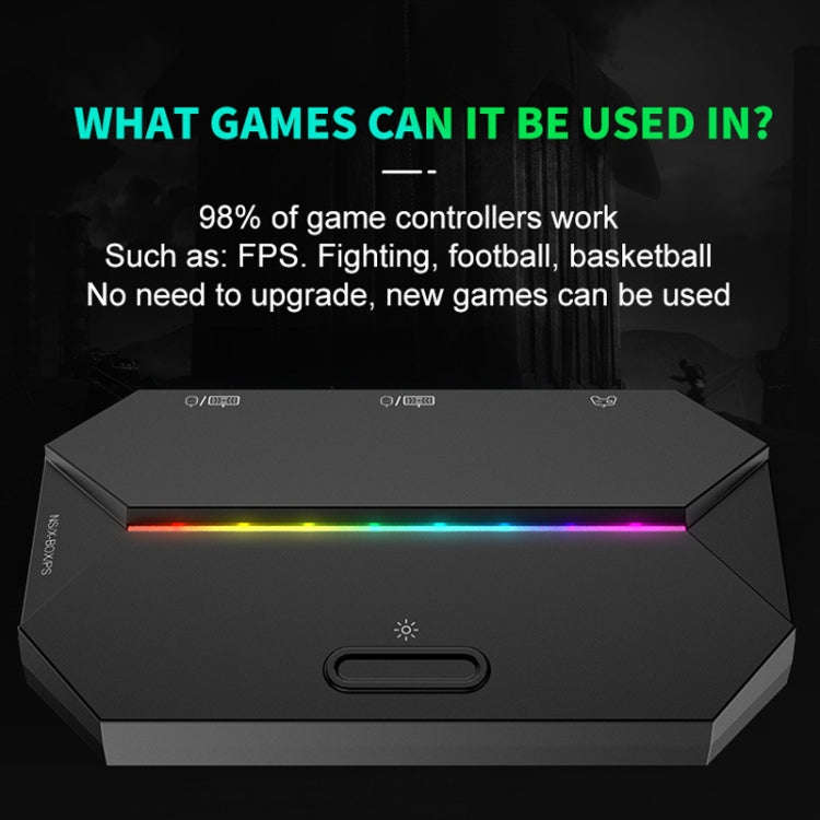 ZIYOU LANG G6L Gamepad To Keyboard Mouse Converter For Nintendo Switch / Xbox / PS4,Specification...