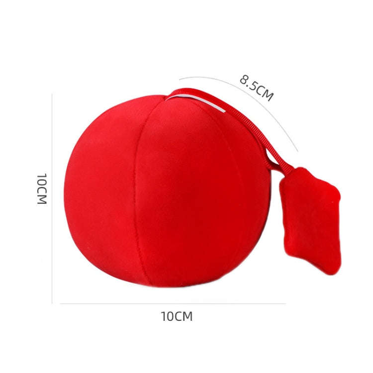 2 PCS Infant Vision Training Ball Early Education Toys(Red)