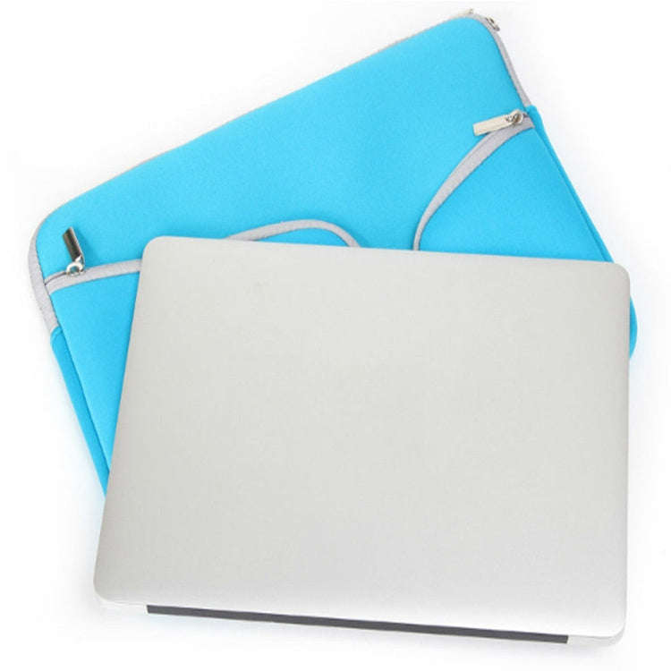 T228 Diving Material Computer Bag Multi-pocket Laptop Liner Bag, Size: 10 Inch(Mint Green)