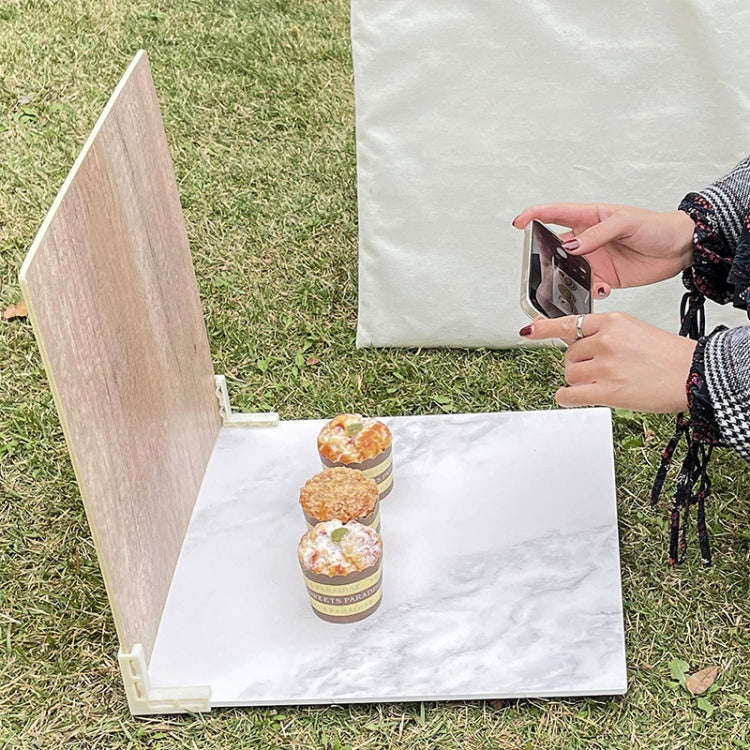 40x40cm PVC Photo Background Board(Rust Frozen Stone)