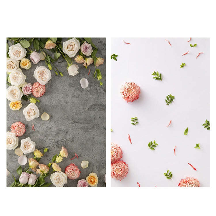 2 PCS 3D Stereoscopic Double-sided Photography Background Board(Flower Rhyme 1)
