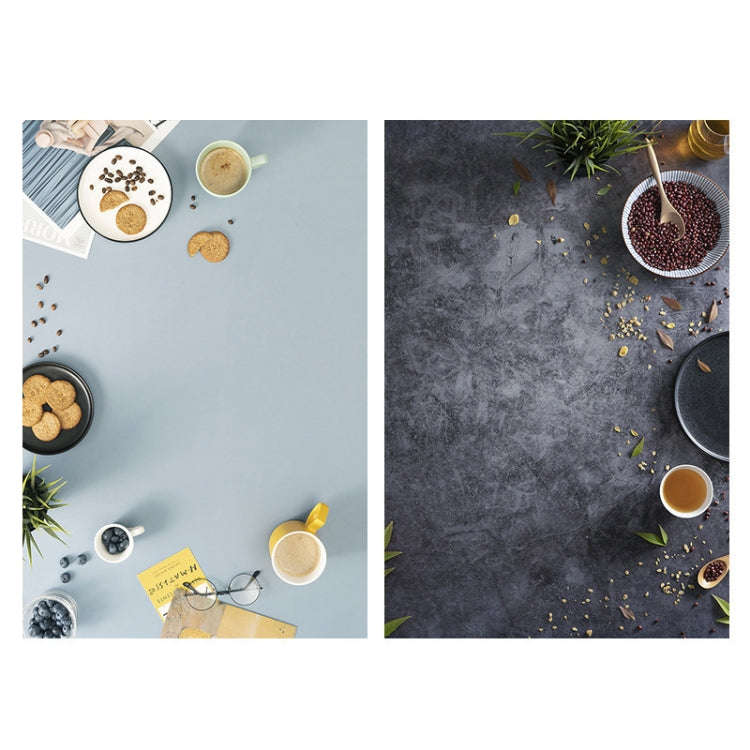 2 PCS 3D Stereoscopic Double-sided Photography Background Board(Food)