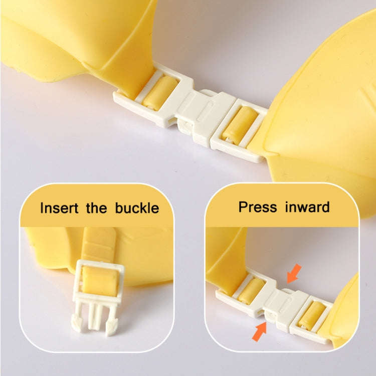 Baby Shampoo Waterproof Adjustable Ear Guards(Lemon Yellow)