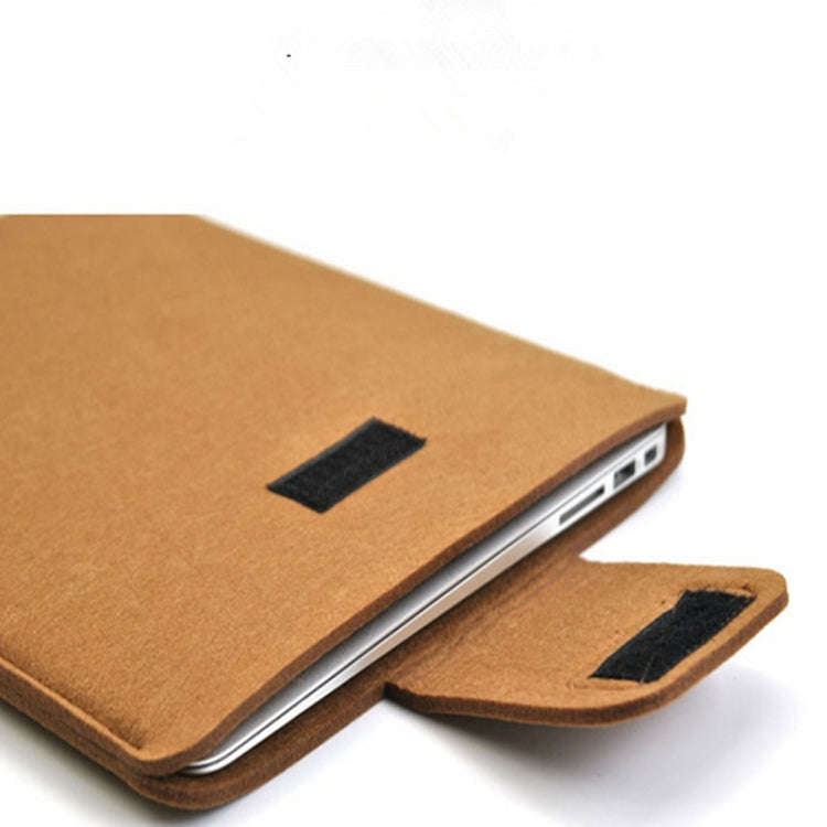 Vertical Felt Laptop Bag Tablet Sleeve Bag, Size: 13 Inch(Dark Gray)