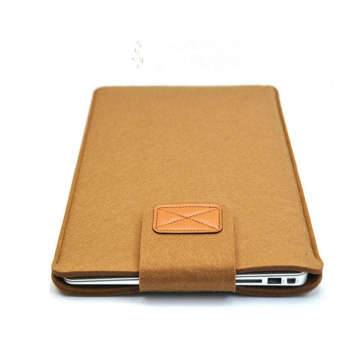 Vertical Felt Laptop Bag Tablet Sleeve Bag, Size: 13 Inch(Dark Gray)
