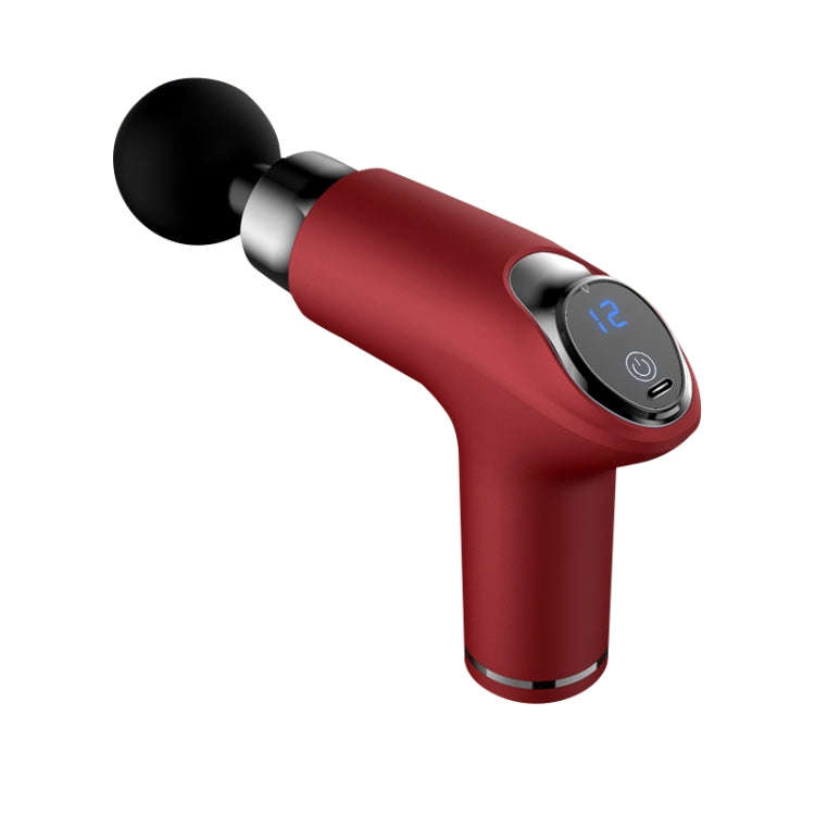 PS818 Variable Speed Vibrating Mini Muscle Fascia Relax Massager, Specification: 12 Gear (Red)