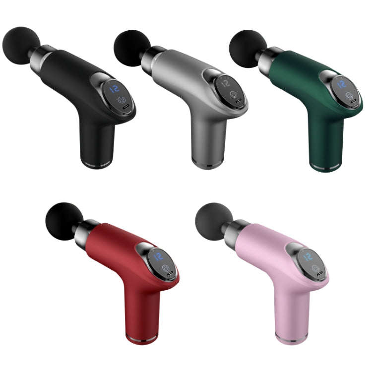 PS818 Variable Speed Vibrating Mini Muscle Fascia Relax Massager, Specification: 12 Gear (Red)