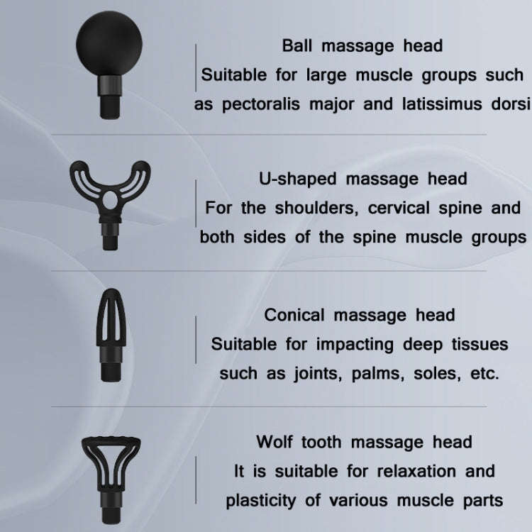 PS818 Variable Speed Vibrating Mini Muscle Fascia Relax Massager, Specification: 12 Gear (Red)