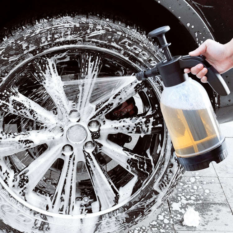 Car Wash Foam Watering Can Household Hand-held Spray Gardening Air Pressure Sprayer(2L)