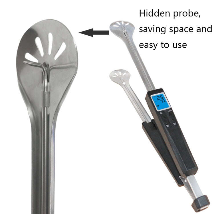 HD916 Multifunctional Stainless Steel Food Thermometer with Clip Function