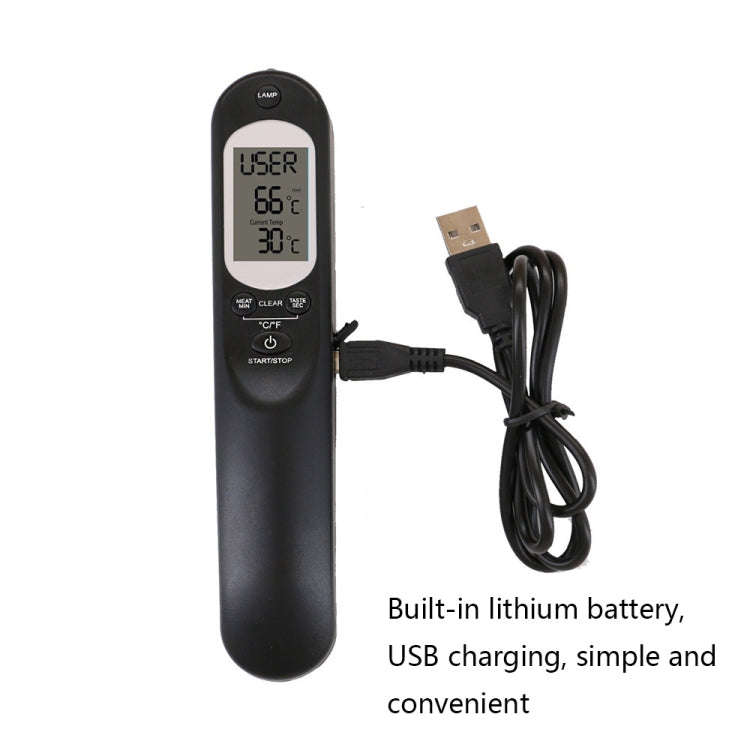 TP2201 Multifunctional Electronic Food Thermometer(Black)