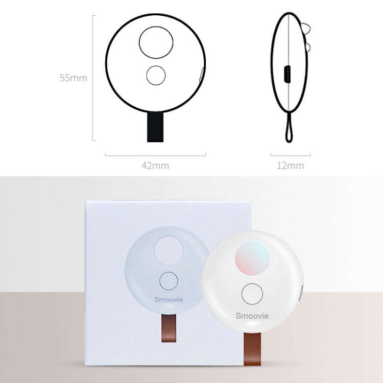Smoovie Room 4LED Beads Infrared Camera Detector(White)